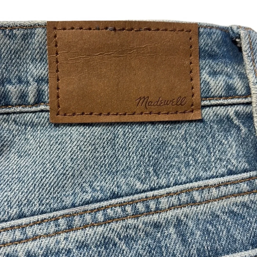 Madewell The Perfect Vintage Straight Jeans Size 26 Light Wash High Rise - Picture 7 of 8